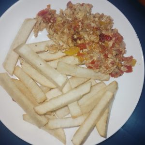 potato and chips