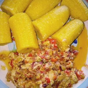 boiled plantain