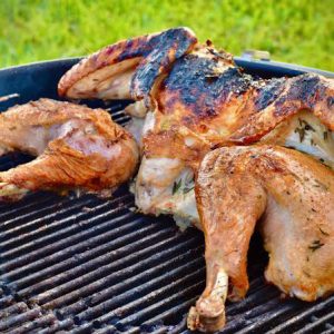 Grilled turkey dish